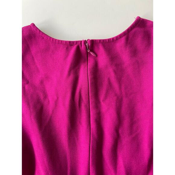 Lulus Cumulonimbus Clouds Magenta Skater Dress Size Small - Picture 7 of 10